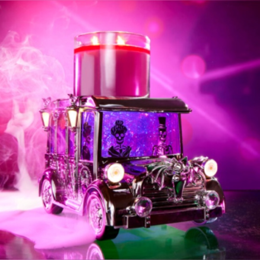 Bath & Body Works Halloween 2024 Hearse 3 wick Candle Holder